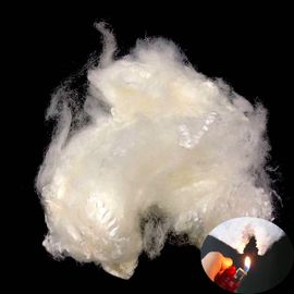 Modacrylic Fibre No Shrinkage 2.78D 51mm Raw Pink Color