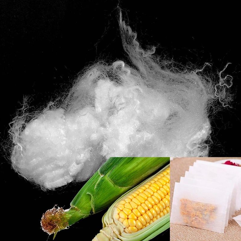 100% PLA Polylactic Acid Biodegradable Fiber With Excellent Breathability